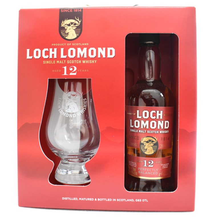 Loch Lomond 12yo 20cl & Glass Pack 2
