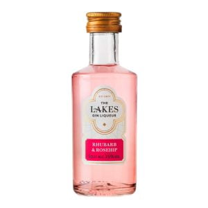 The Lakes Rhubarb and Rosehip Gin Liquer 5cl