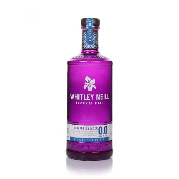 Whitley Neill Rhubarb & Ginger 70cl Alcohol Free Select Drams