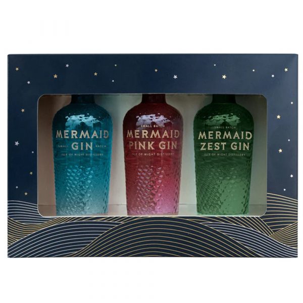 Mermaid 5cl Gin's Triple Pack Select Drams