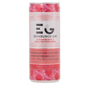 Edinburgh gin Strawberry & Pink Pepper Lemonade RTD
