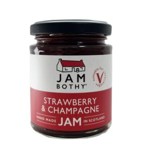 strawberrry and champagne jam