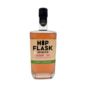 Hip Flask Spirits Rhubarb Lime Liqueur 70cl