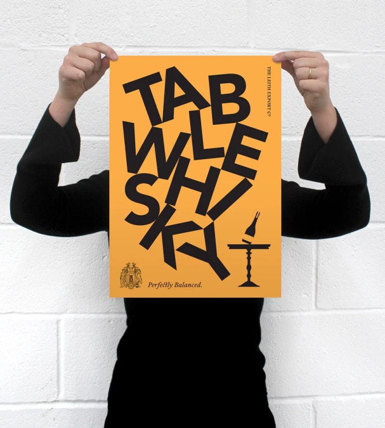 Port of Leith Table Whisky 70cl - w/ One FREE poster per bottle !!!