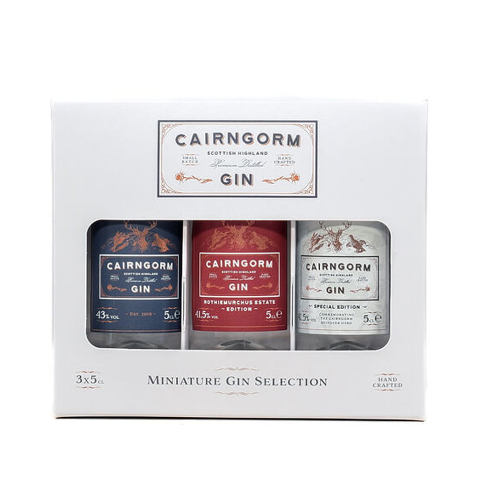 Cairngorm Gin Miniature Gin Selection 3x5cl