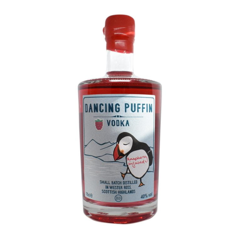 Dancing Puffin Raspberry Vodka 70cl