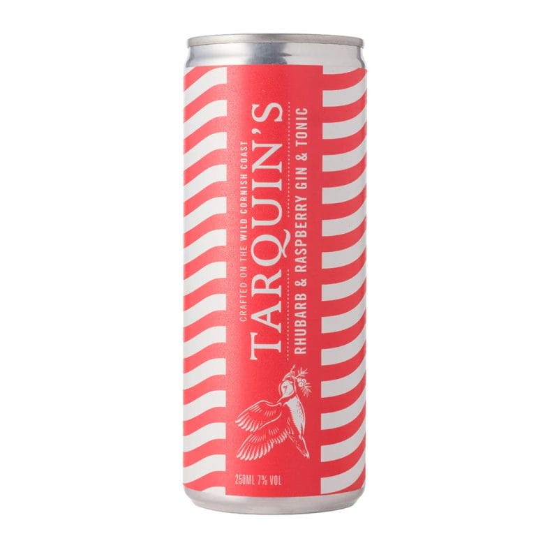Tarquin's Rhubarb & Raspberry G&T Can