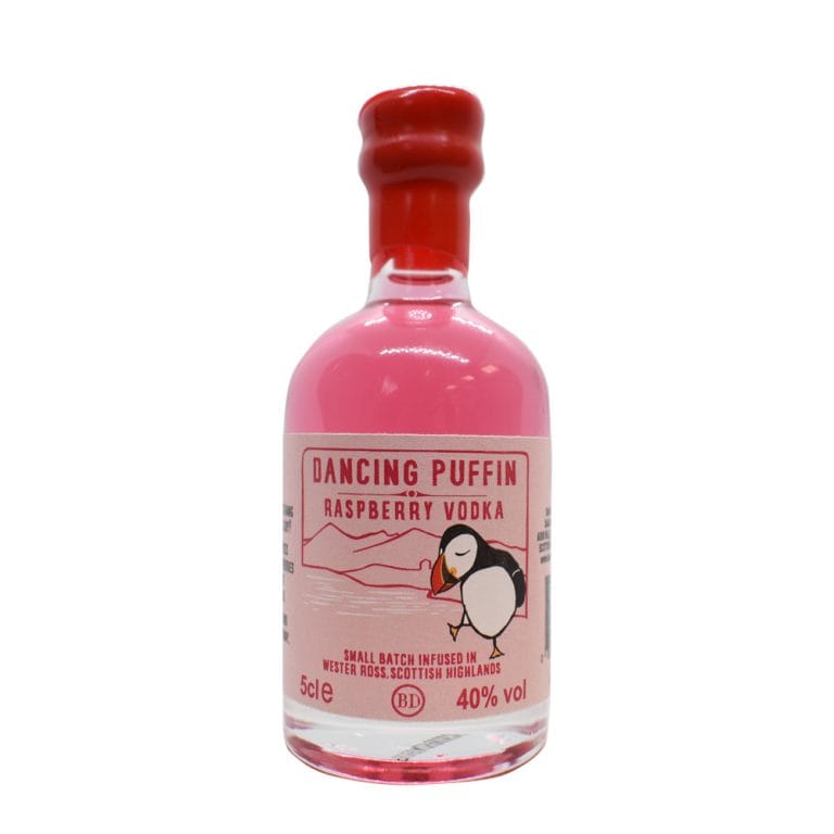 Dancing Puffin Raspberry Vodka 5cl