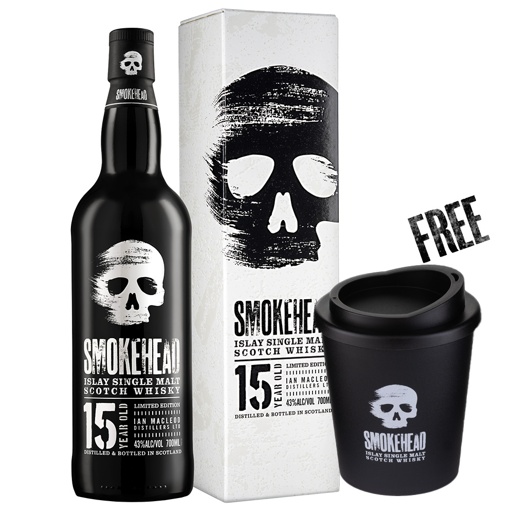 Smokehead 15 w travel mug