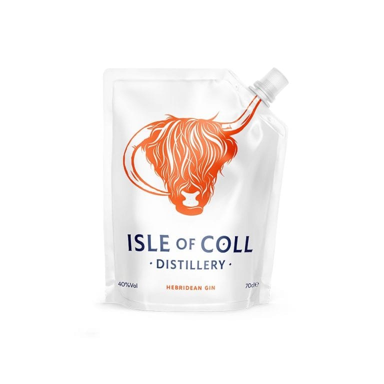 Isle of Coll Hebridean Gin Refill Pouch 70cl