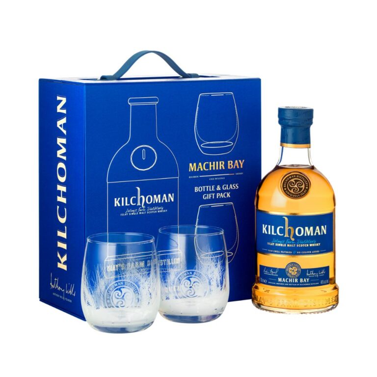 Kilchoman Machir Bay 70cl Gift Pack with Tumblers