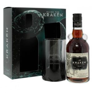 Kraken Black Spiced Rum 35cl - Highball Glass Gift Pack