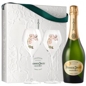 Champagne Perrier Jouët Grand Brut And 2 Glasses Gift Set